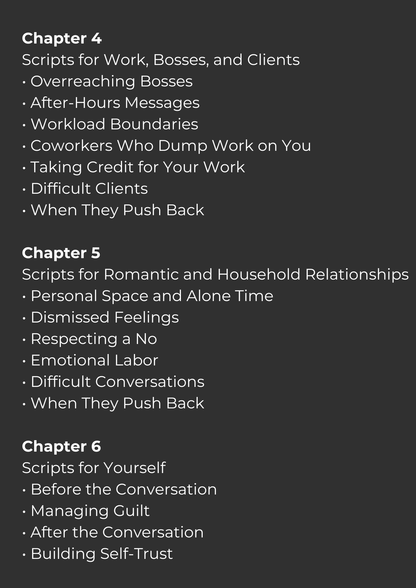 The Boundary Script Book — Find The Right Words